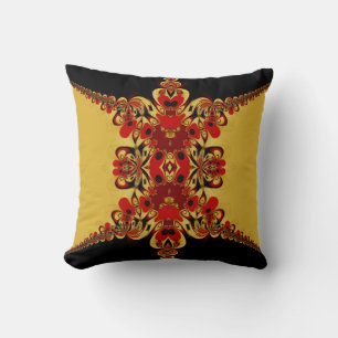 CLIO: Modern Fractal Lace Cushion / Pillow Kussen