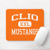 Clio - Mustangs - Clio High School - Clio Michigan Muismat (Met muis)