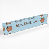 Clip Art Apples De aangepaste Desk-naamplaat van d Naambordje