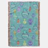 Clip Art Fish Pattern + jouw ideeën Deken (Voorkant Verticaal)