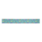 Clip Art Fish Pattern + jouw ideeën Satijnen Lint (Voorkant)