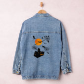Clip art Halloween-Happy Halloween Denim Jacket (Hangar)