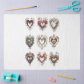 Clip Art Valentijn Hearts Tissuepapier (Craft)