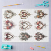 Clip Art Valentijn Hearts Tissuepapier (Craft)