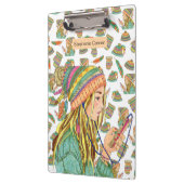 Clip Board Boho Pet Girl Klembord (Links)