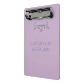 CLIP BOARD VAN HET Gepersonaliseerd BEDRIJF Mini Klembord (Angled2)