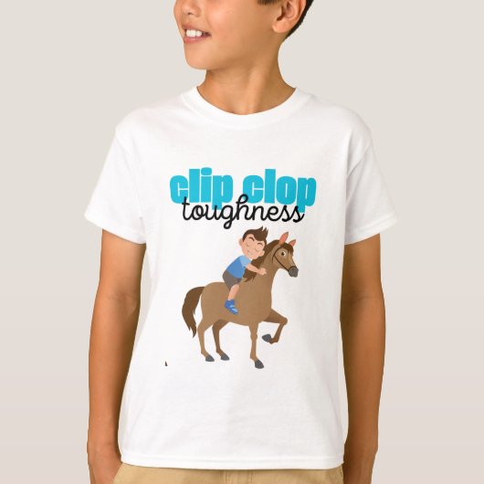 clip clop boy hugs t-shirt (Voorkant)