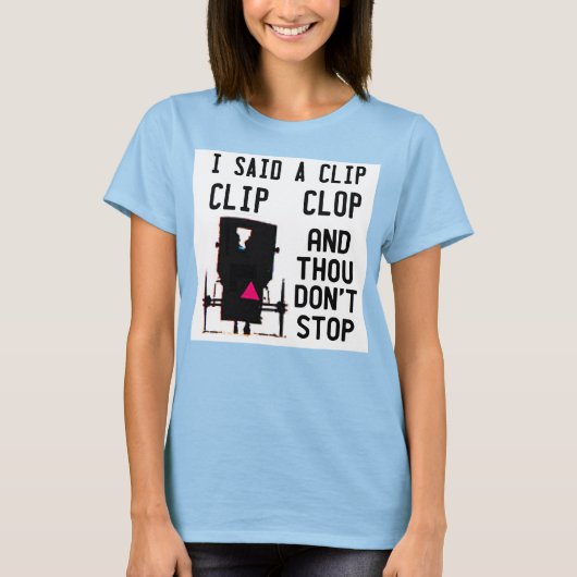 CLIP CLOP HIP HOP T-SHIRT (Voorkant)