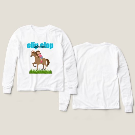 clip clop horse (Voorkant /achterkant)