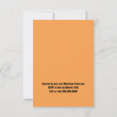 Clipart Kies je color2 Custom Retirement Party Kaart (Achterkant)