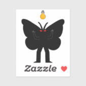 Clipart Mothman Sticker (Vel)