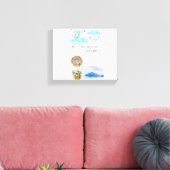 ClipArt van avonturier Canvas Afdruk (Insitu (Woonkamer))