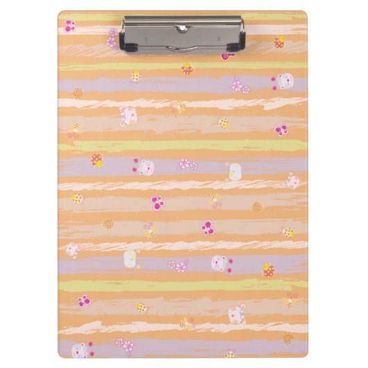 Clipboard – Baby Joy & Creatures Pastel Animal Klembord (Voorkant)
