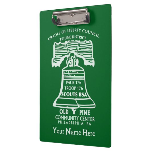 Clipboard - Forest Green (Personalized) Klembord (Links)