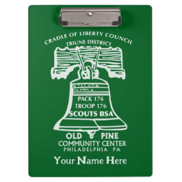Clipboard - Forest Green (Personalized) Klembord