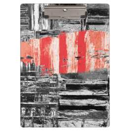 Clipboard – Red Pulse Abstract Design Klembord