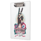 Clipboard – Victory Peace & Love Pop-Art Design Klembord (Links)