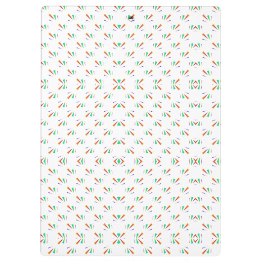 clipboard with a repeating pattern  klembord (Achterkant)