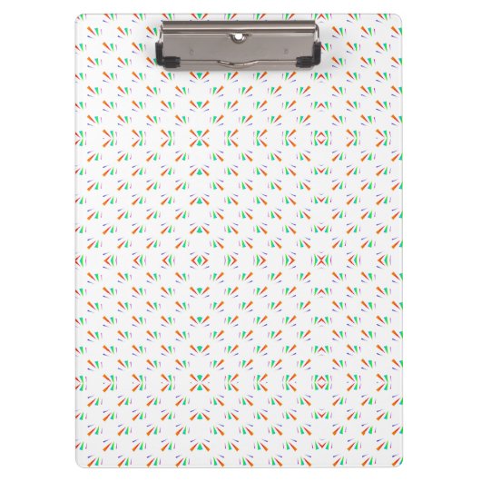 clipboard with a repeating pattern  klembord (Voorkant)