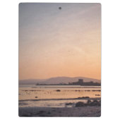 Clipboard with picture of Carrickfergus Castle Des Klembord (Achterkant)
