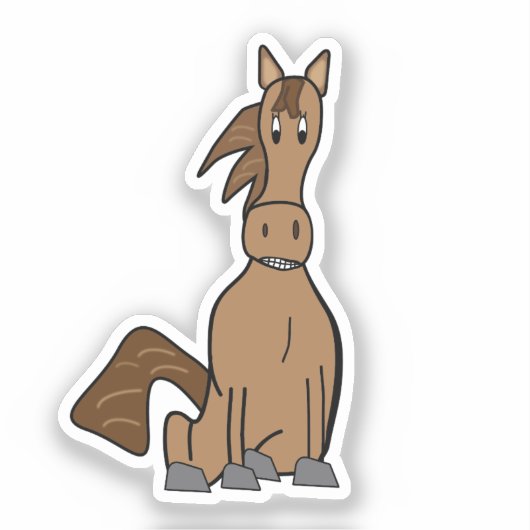 ClipClop Die gesneden sticker (Voorkant)