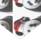 Clipped-Panda-Santa-2 Tafelkleed (Gekanteld)