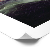 Clipper Barque "Clendovey" (olie op doek) Poster (Hoek)