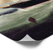 Clipper Barque "Clendovey" (olie op doek) Poster (Hoek)