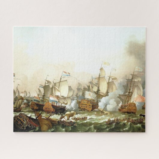 Clipper Battleships Ships Battle Ocean Puzzle Legpuzzel (Horizontaal)