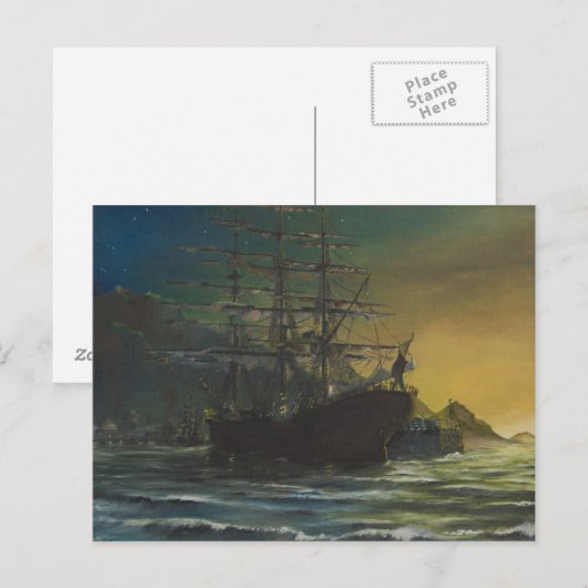 Clipper Briefkaart (Voorkant / Achterkant)