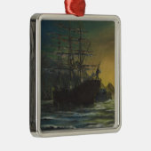 Clipper Metalen Ornament (Rechts)