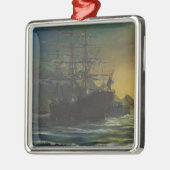 Clipper Metalen Ornament (Links)