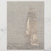 Clipper Sailing Ship Letterhead (Voorkant)