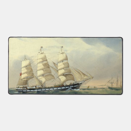 Clipper Schip De Helen Pembroke 1870 Bureaumat (Voorkant)