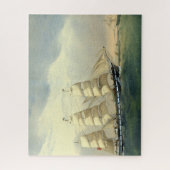 Clipper Schip De Helen Pembroke 1870 Legpuzzel (Verticaal)