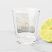Clipper Schip de Marshall 1847 Shot Glas (Achterkant)