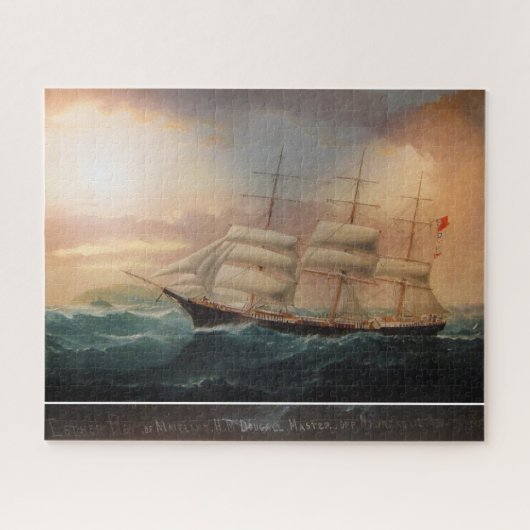 Clipper Schip Esther Roy 1898 Legpuzzel (Horizontaal)