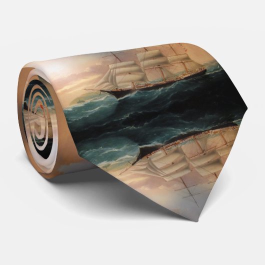 Clipper Schip Esther Roy 1898 Stropdas (Opgerold)