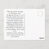 Clipper schip Horatio 19e eeuw Briefkaart (Achterkant)