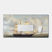 Clipper schip Horatio 19e eeuw Bureaumat (Keyboard & Muis)