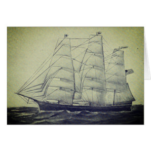 Clipper Schip Jong Amerika 1853