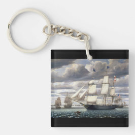Clipper Schip Zuiderkruis 1851 Sleutelhanger