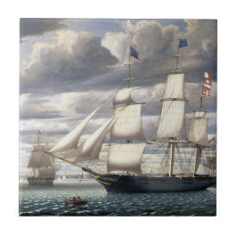 Clipper Schip Zuiderkruis 1851 Tegeltje