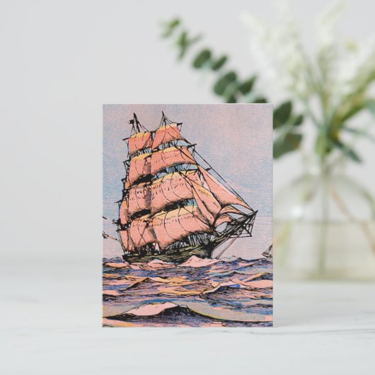 Clipper Ship Ann McKim Briefkaart (Staand voorkant)