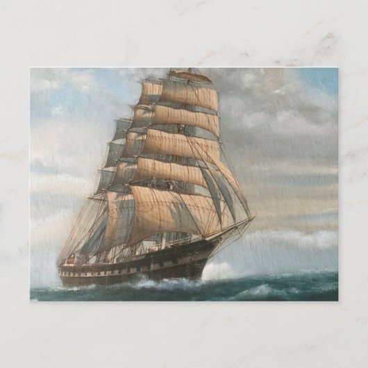 Clipper Ship Briefkaart (Voorkant)