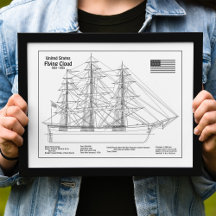 Clipper Ship Flying Cloud - Blauwdruk voor schepen