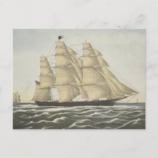 Clipper Ship, Flying Cloud Briefkaart (Voorkant)