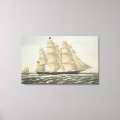 Clipper Ship, Flying Cloud Canvas Afdruk (Voorkant)