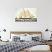 Clipper Ship, Flying Cloud Canvas Afdruk (Insitu (Slaapkamer))