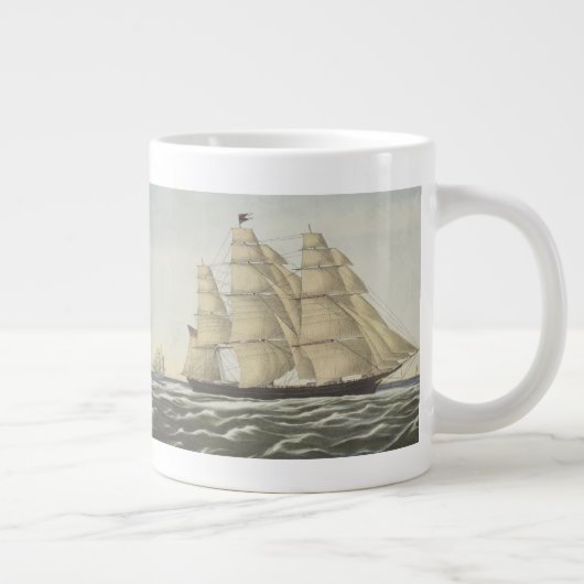 Clipper Ship, Flying Cloud Grote Koffiekop (Rechts)